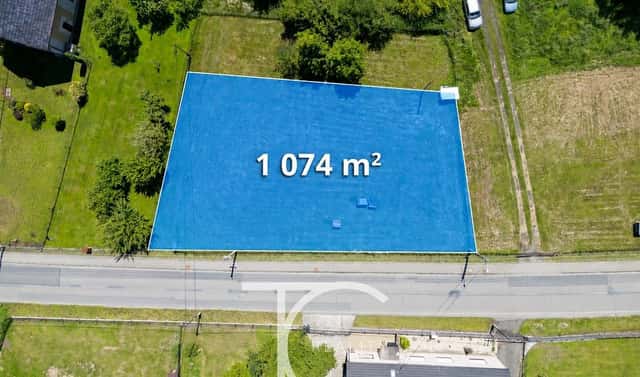 Prodej stavebního pozemku 1 074 m², Hladké Životice, okres Nový Jičín