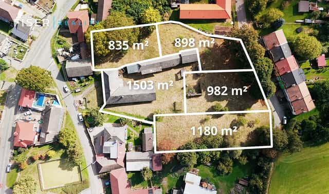 Prodej stavebního pozemku 982 m², Ovesná Lhota, okres Havlíčkův Brod