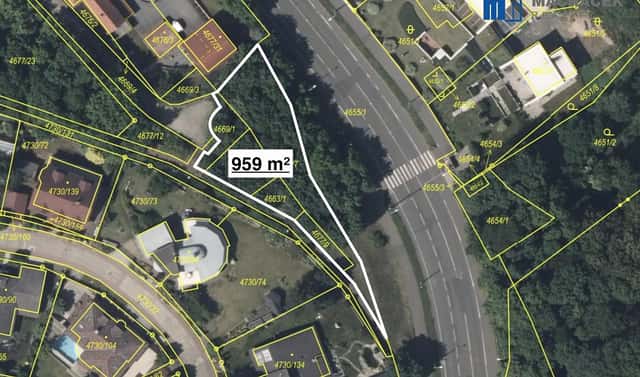 Prodej stavebního pozemku 959 m², Nová cesta, Teplice