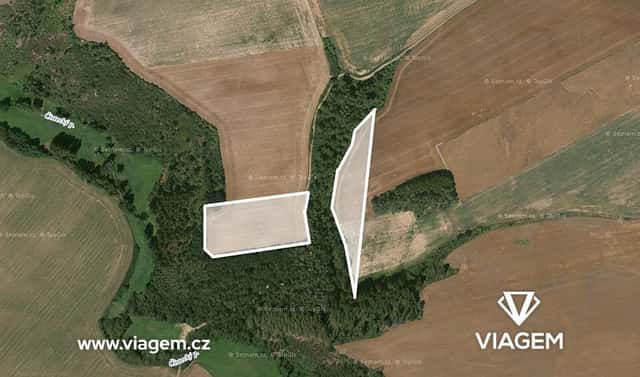 Prodej pole 1 011 m², Šípy, okres Rakovník