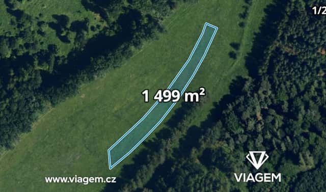 Prodej pole 1 388 m², Hostim, okres Znojmo