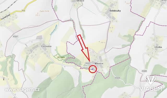 Prodej stavebního pozemku 1 023 m², Soběsuky, okres Kroměříž