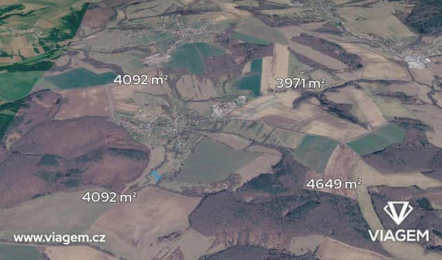 Prodej pole 6 411 m², Dobrkovice, okres Zlín