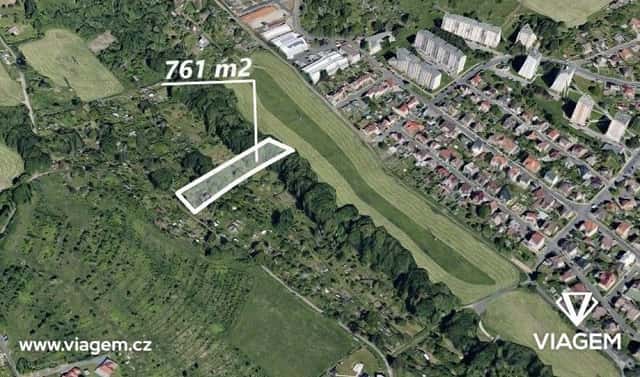 Prodej zahrady 850 m², Děčín