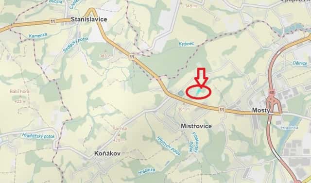 Prodej lesa 1 585 m², Chotěbuz – Česká Kamenice, okres Karviná