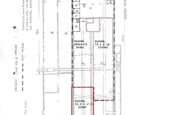 Pronájem výrobních prostor 632 m², U Elektry, Praha 9 – Hloubětín