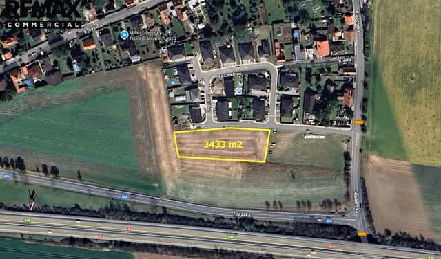 Prodej komerčního pozemku 3 433 m², Pletený Újezd, okres Kladno