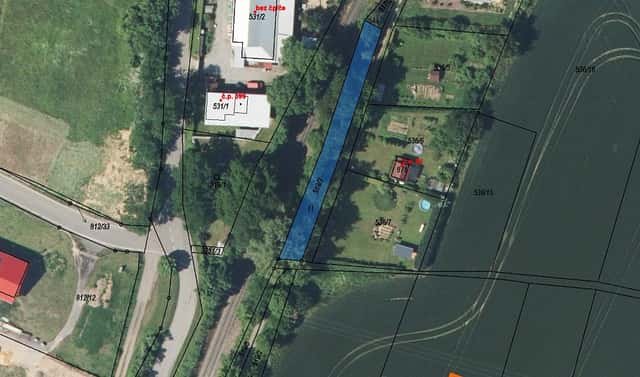Prodej zahrady 415 m², Mšeno, okres Mělník