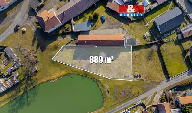 Prodej stavebního pozemku 889 m², Býkev, okres Mělník