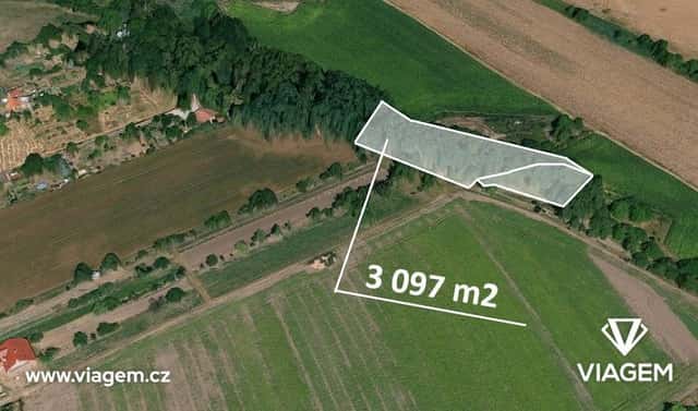 Prodej lesa 570 m², Charváty, okres Olomouc