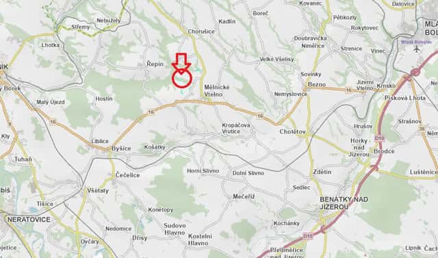 Prodej lesa 4 059 m², Mělnické Vtelno – Drnovice, okres Mělník