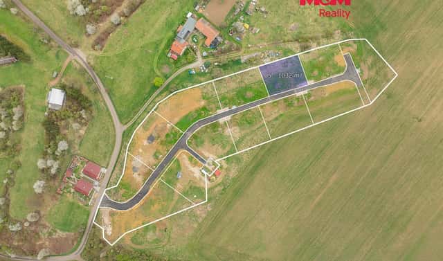 Prodej stavebního pozemku 1 032 m², Řehlovice – Habří, okres Ústí nad Labem