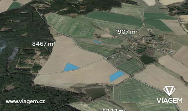 Prodej pole 3 119 m², Tučapy, okres Tábor