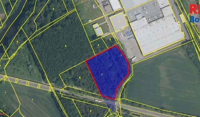 Prodej komerčního pozemku 9 493 m², Sokolovská, Mnichovo Hradiště, okres Mladá Boleslav