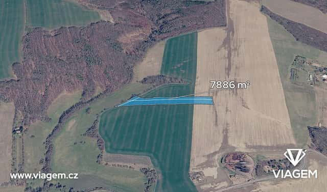 Prodej pole 6 868 m², Dobrkovice, okres Zlín