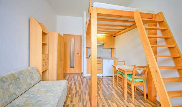 Pronájem bytu 1+kk 20 m², Brno – Černá Pole, okres Brno-město