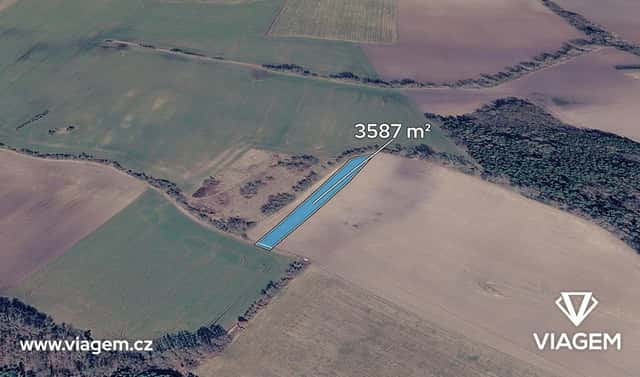 Prodej pole 3 587 m², Týnec nad Labem, okres Kolín