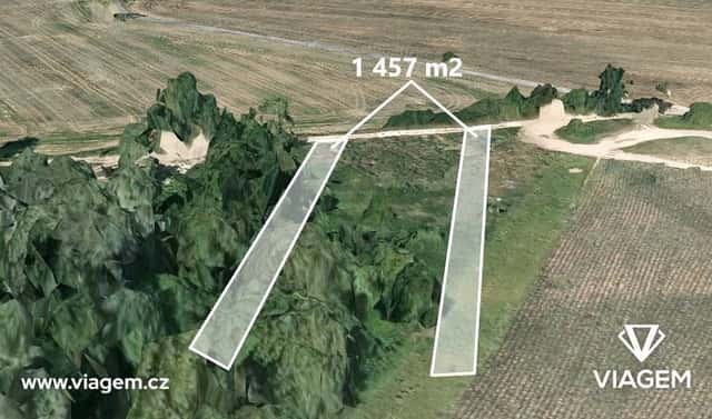 Prodej pole 1 457 m², Choryně, okres Vsetín