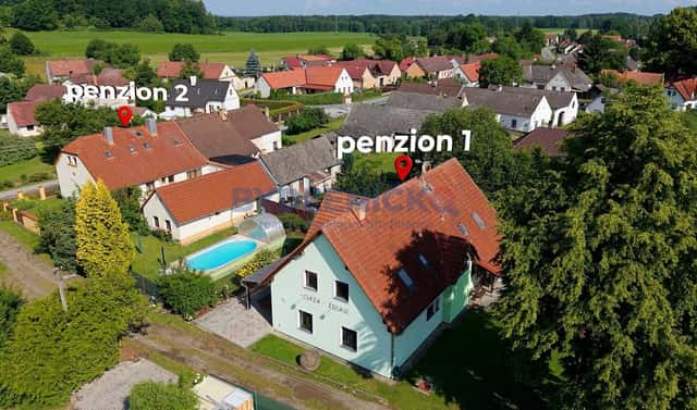 Prodej domu 475 m² s pozemkem 2 453 m², Chlum u Třeboně – Žíteč, okres Jindřichův Hradec