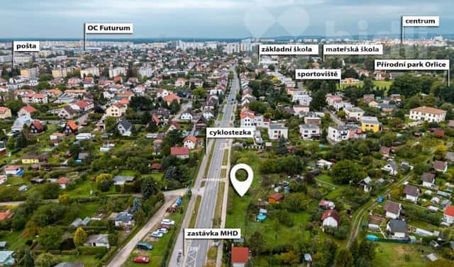 Prodej stavebního pozemku 674 m², Úprkova, Hradec Králové – Malšovice