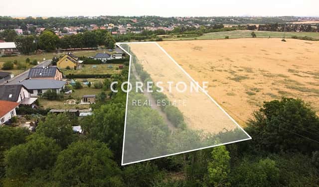 Prodej komerčního pozemku 11 879 m², Za školkou, Cvrčovice, okres Kladno