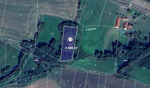 Prodej louky 1 043 m², Kasejovice, okres Plzeň-jih