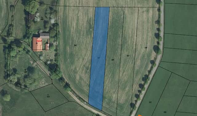 Prodej pole 2 235 m², Těmice, okres Pelhřimov