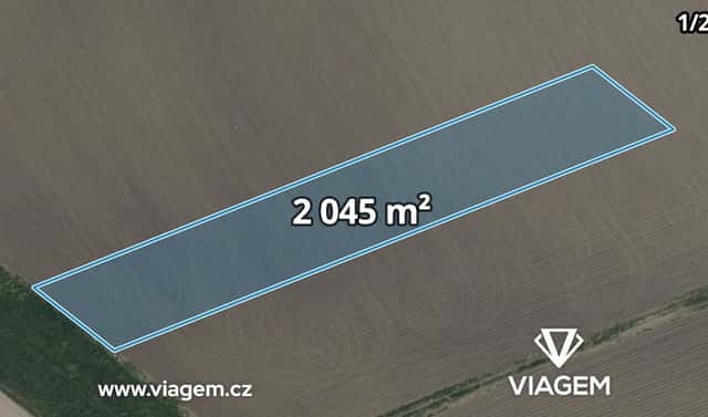 Prodej pole 1 000 m², Moravský Písek, okres Hodonín