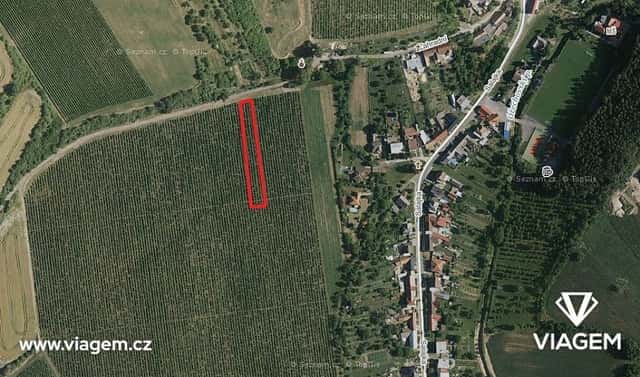 Prodej pole 595 m², Ořechov, okres Uherské Hradiště
