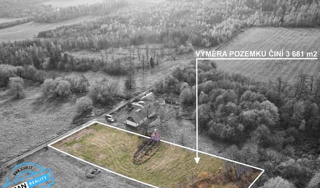Prodej stavebního pozemku 3 681 m², Město Albrechtice, okres Bruntál