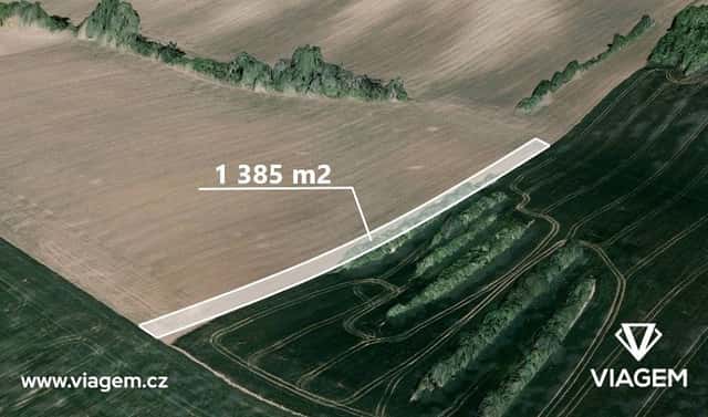 Prodej pole 1 385 m², Kunovice, okres Uherské Hradiště