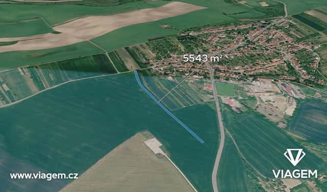 Prodej pole 923 m², Násedlovice, okres Hodonín
