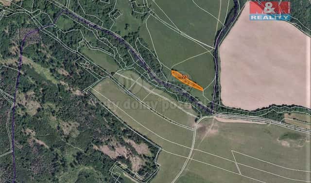 Prodej lesa 2 536 m², Žandov, okres Česká Lípa
