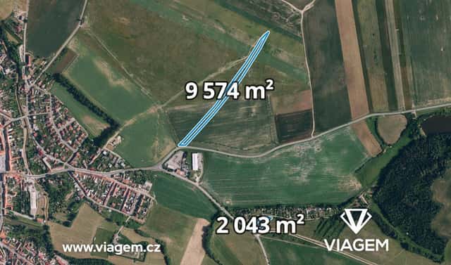 Prodej pole 3 872 m², Jaroměřice nad Rokytnou, okres Třebíč