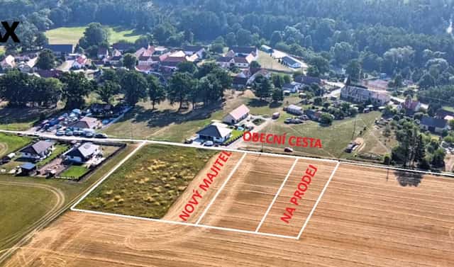 Prodej stavebního pozemku 1 791 m², Malovice, okres Prachatice