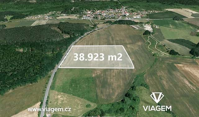 Prodej pole 14 596 m², Jestřebí, okres Česká Lípa