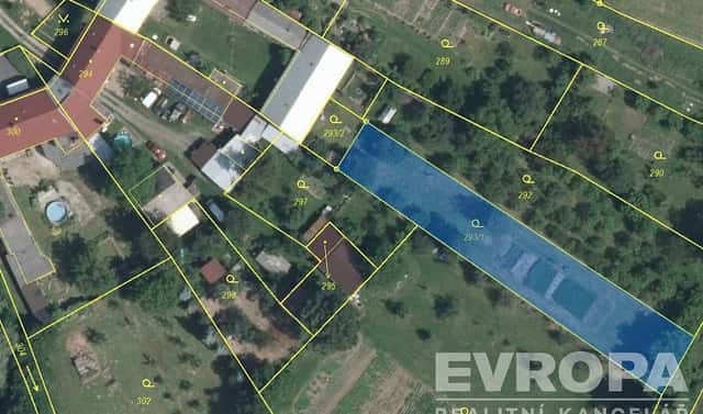 Prodej zahrady 1 242 m², Bukovany, okres Olomouc
