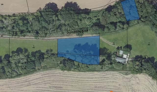 Prodej pozemku 615 m², Dobřejovice, okres Praha-východ