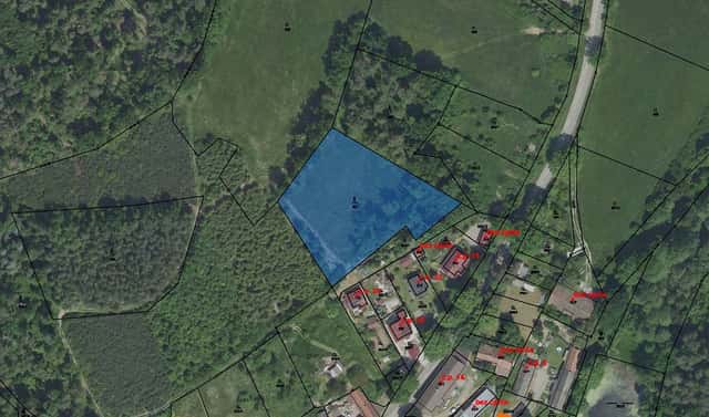 Prodej lesa 3 441 m², Chrášťany, okres Benešov