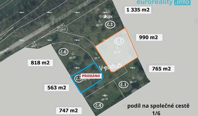 Prodej stavebního pozemku 990 m², Plzeň, okres Plzeň-město