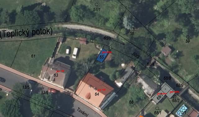 Prodej garáže 22 m2, Dubí, okres Teplice