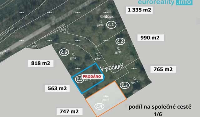 Prodej stavebního pozemku 747 m², Plzeň, okres Plzeň-město