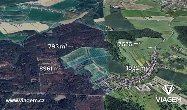 Prodej pole 2 233 m², Nová Dědina, okres Kroměříž