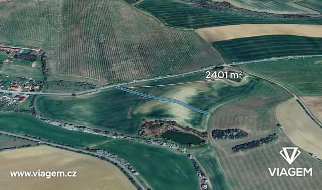 Prodej pole 2 401 m², Litenčice, okres Kroměříž