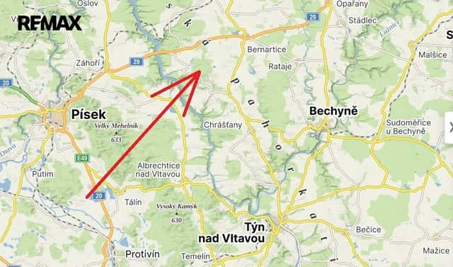 Prodej stavebního pozemku 654 m², Olešná, okres Písek