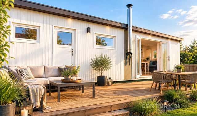 Prodej mobilheimu 24 m2, Bělčice Újezdecká Celoroční využití, Újezdecká, Bělčice, okres Strakonice