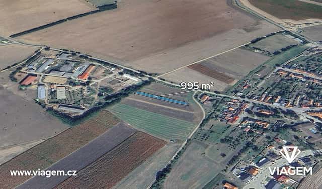 Prodej pole 995 m², Tvarožná Lhota, okres Hodonín