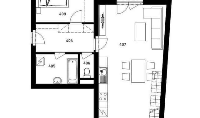 Prodej bytu 2+1 110 m², Nýrsko, okres Klatovy