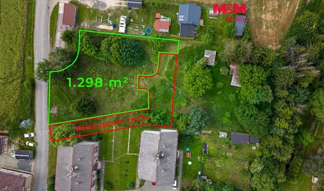 Prodej stavebního pozemku 1 298 m², Hrabišín, okres Šumperk