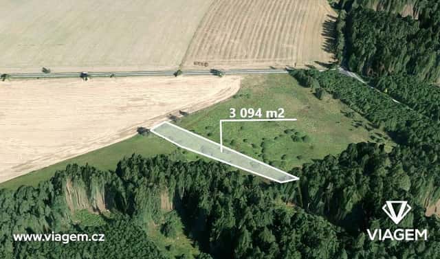 Prodej pole 3 094 m², Psárov, okres Tábor